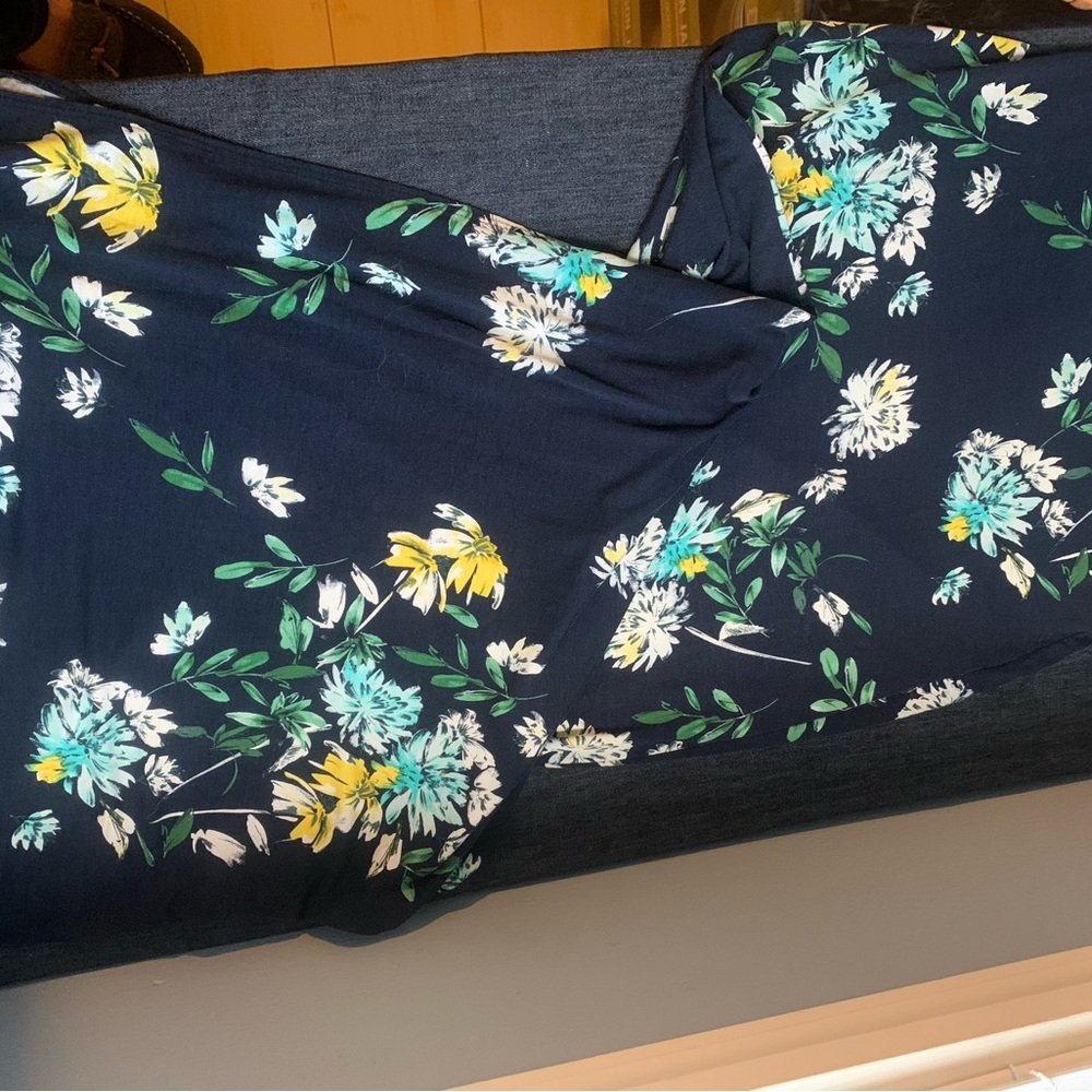 Long floral skirt
